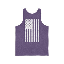 Load image into Gallery viewer, White Logo Unisex Jersey Tank