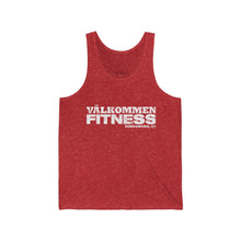 Load image into Gallery viewer, White Logo Unisex Jersey Tank