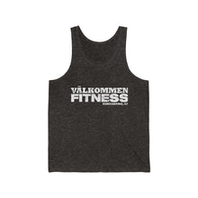 Load image into Gallery viewer, White Logo Unisex Jersey Tank