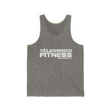 Load image into Gallery viewer, White Logo Unisex Jersey Tank