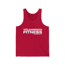 Load image into Gallery viewer, White Logo Unisex Jersey Tank