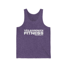 Load image into Gallery viewer, White Logo Unisex Jersey Tank