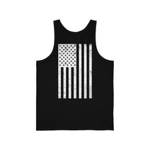 Load image into Gallery viewer, White Logo Unisex Jersey Tank