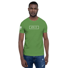 Load image into Gallery viewer, Short-Sleeve Unisex T-Shirt - VFIT-White Logo