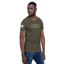Load image into Gallery viewer, Short-Sleeve Unisex T-Shirt - VFIT-White Logo