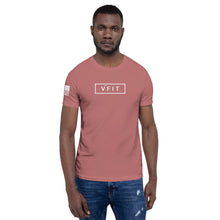 Load image into Gallery viewer, Short-Sleeve Unisex T-Shirt - VFIT-White Logo