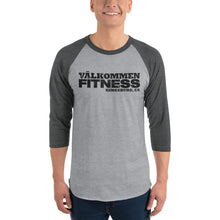 Load image into Gallery viewer, 3/4 sleeve raglan shirt Unisex - VF Logo