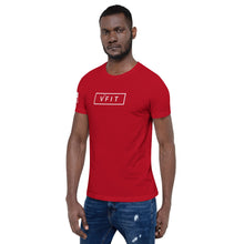 Load image into Gallery viewer, Short-Sleeve Unisex T-Shirt - VFIT-White Logo