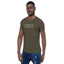 Load image into Gallery viewer, Short-Sleeve Unisex T-Shirt - VFIT-White Logo