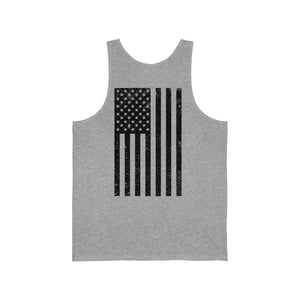 Valkommen W/ Flag Black Unisex Jersey Tank