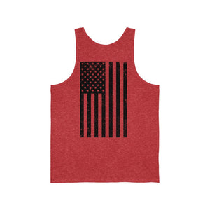 Valkommen W/ Flag Black Unisex Jersey Tank