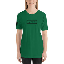 Load image into Gallery viewer, Short-Sleeve Unisex T-Shirt - VFIT Black Logo
