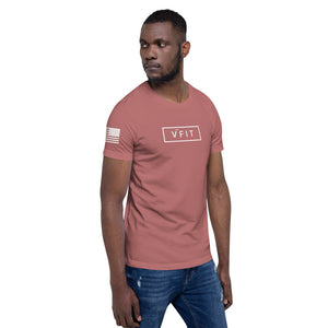 Short-Sleeve Unisex T-Shirt - VFIT-White Logo