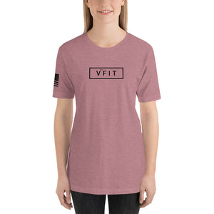 Short-Sleeve Unisex T-Shirt - VFIT Black Logo