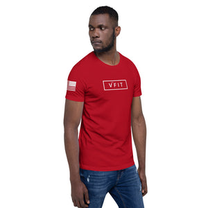 Short-Sleeve Unisex T-Shirt - VFIT-White Logo