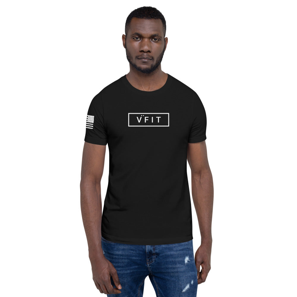 Short-Sleeve Unisex T-Shirt - VFIT-White Logo