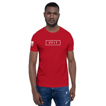 Load image into Gallery viewer, Short-Sleeve Unisex T-Shirt - VFIT-White Logo
