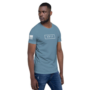 Short-Sleeve Unisex T-Shirt - VFIT-White Logo