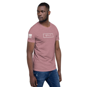 Short-Sleeve Unisex T-Shirt - VFIT-White Logo