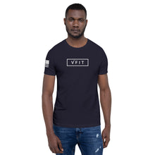 Load image into Gallery viewer, Short-Sleeve Unisex T-Shirt - VFIT-White Logo
