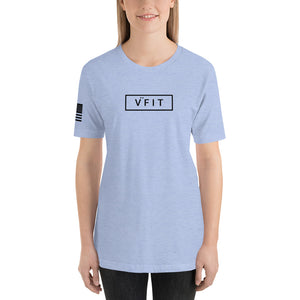 Short-Sleeve Unisex T-Shirt - VFIT Black Logo