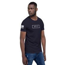 Load image into Gallery viewer, Short-Sleeve Unisex T-Shirt - VFIT-White Logo
