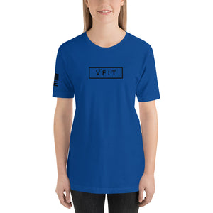 Short-Sleeve Unisex T-Shirt - VFIT Black Logo