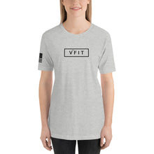 Load image into Gallery viewer, Short-Sleeve Unisex T-Shirt - VFIT Black Logo
