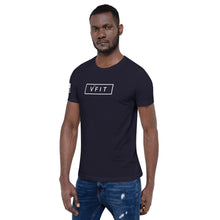 Load image into Gallery viewer, Short-Sleeve Unisex T-Shirt - VFIT-White Logo
